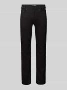 MAC Straight Leg Jeans mit Eingrifftaschen Modell 'ARNE' in Black, Grö...