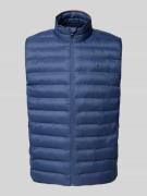 Tommy Hilfiger Regular Fit Steppweste mit Logo-Stitching in Hellblau, ...
