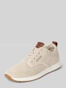 Tommy Hilfiger Low Top Sneaker mit Label-Prägung in Beige, Größe 40