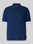 Marc O'Polo Regular Fit Poloshirt aus reiner Baumwolle in Royal, Größe...