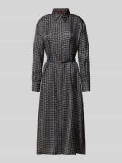 Max Mara Studio Tailliertes Hemdblusenkleid aus reiner Seide Modell 'M...