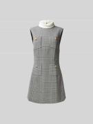 Self-Portrait Etuikleid mit Rollkragen in Black, Größe L