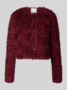 Rich & Royal Regular Fit Blazer mit Knopfleiste in Bordeaux, Größe M
