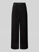 Hugo Blue Wide Leg Jeans mit Eingrifftaschen Modell 'Leni' in Black, G...
