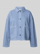 Jake*s Casual Jacke mit Knopfleiste in Bleu, Größe 34