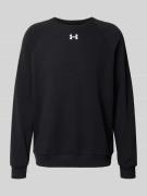 Under Armour Sweatshirt mit Logo-Stitching und Rundhalsausschnitt in B...