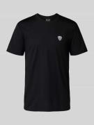 EA7 Emporio Armani Regular Fit T-Shirt mit Logo-Patch Modell 'Train' i...