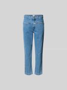 Closed Slim Fit Jeans mit Ziernähten in Jeansblau, Größe 24