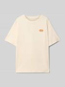 Jack & Jones T-Shirt mit Label-Stitching Modell 'TAVIRA' in Ecru, Größ...
