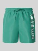 Calvin Klein Underwear Badehose mit elastischem Bund in Dunkelgruen, G...