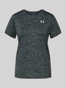 Under Armour T-Shirt mit Label-Print in Black, Größe L