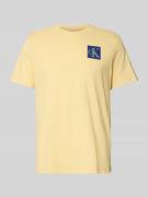 Calvin Klein Jeans Regular Fit T-Shirt aus reiner Baumwolle mit Logo-P...