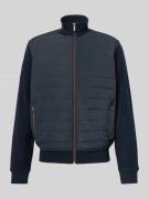 bugatti Steppjacke mit Reißverschlusstaschen in Marine, Größe M