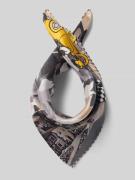 Codello Seidentuch im Allover-Look in Mittelgrau, Größe 1