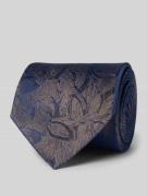 Monti Seidenkrawatte mit floralem Allover-Print (7 cm) in Dunkelbraun,...