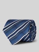 Monti Seidenkrawatte mit Allover-Print (7 cm) in Marine, Größe 1