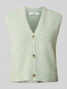 Marc O'Polo Denim Regular Fit Strickweste aus Baumwoll-Mix mit Alpaka-...