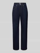 Review Barrel Fit Jeans mit Eingrifftaschen in Dunkelblau, Größe 25