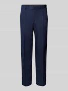 Forét Regular Fit Stoffhose mit Bundhalten Modell 'Writer' in Marine, ...