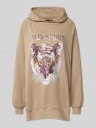 miss goodlife Oversized Hoodie aus reiner Baumwolle mit Motiv-Print in...