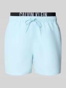 Calvin Klein Underwear Badehose mit elastischem Bund in Blau, Größe L