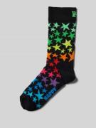 Happy Socks Socken mit Motiv-Stitching Modell 'Star Cluster' in Black,...