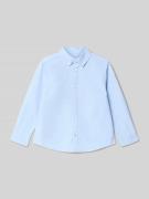 Mango Relaxed Fit Hemd mit Button-Down-Kragen Modell 'Oxford' in Bleu,...