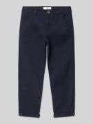 Mango Regular Fit Stoffhose mit Paspeltaschen 'Piccolo' in Marine, Grö...