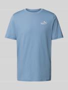 PUMA PERFORMANCE T-Shirt mit Label-Stitching und Rundhalsausschnitt in...