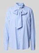 Milano Italy Relaxed Fit Hemdbluse mit Knopfleiste in Hellblau, Größe ...