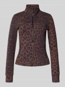 OH APRIL Trainingsjacke mit Stehkragen Modell 'Aspen' in Mittelbraun M...