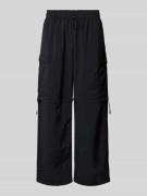 adidas Sportswear Wide Leg Sweatpants mit Tunnelzug in Black, Größe XL