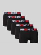 Diesel Trunks mit Logo-Stitching Modell 'Damien' in Black, Größe L