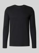 MCNEAL Longshirt mit Rundhalsausschnitt in Black, Größe L