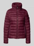 Marc O'Polo Regular Fit Steppjacke mit Leistentaschen in Bordeaux, Grö...