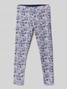 Guess Leggings mit floralem Allover-Print Modell 'Reversible' in Marin...