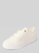 Tommy Hilfiger Low Top Sneaker in Mesh-Optik in Weiss, Größe 36