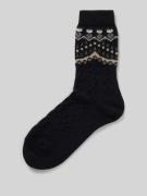 Falke Socken mit Kaschmir-Anteil und Strukturmuster Modell 'Specia' in...