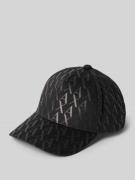 ARMANI EXCHANGE Basecap mit Logo-Muster in Dunkelgrau, Größe 1