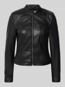 Vero Moda Shaped Fit Jacke in Lederoptik mit Reißverschluss Modell 'AM...
