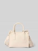 VALENTINO BAGS Crossbody Bag mit Logo-Stitching Modell 'Foxy' in Ecru,...