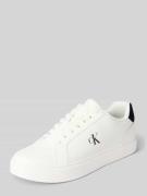 Calvin Klein Jeans Sneaker mit Label-Detail in Weiss, Größe 40