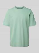 Tom Tailor Regular Fit T-Shirt aus Baumwoll-Mix in Mint, Größe L