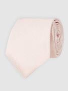 Willen Seidenkrawatte mit Allover-Muster in Rosa, Größe 1