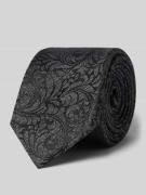 OLYMP Krawatte aus reiner Seide in Black, Größe 1