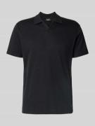 Strellson Regular Fit Poloshirt aus reiner Baumwolle in Black, Größe L
