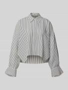 Drykorn Relaxed Fit Bluse mit verdeckter Knopfleiste Modell 'OSHIA' in...