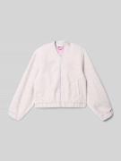 s.Oliver RED LABEL Regular Fit Sweatjacke in Woll-Optik in Mittelgrau ...