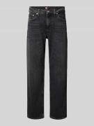 Tommy Jeans Slim Fit Straight Leg Jeans aus Baumwollmix in Dunkelgrau,...
