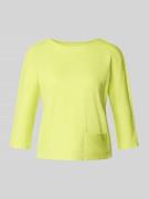 Marc Cain Longsleeve mit 3/4-Ärmel in Neon Gelb, Größe 34